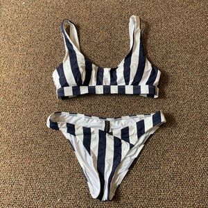 SOLD! 🎉 Striped Bikini Size 8